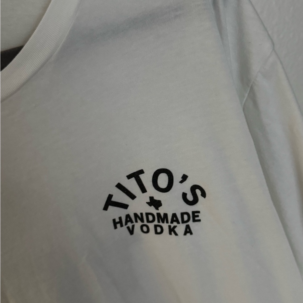 Tito's Handmade Vodka White Short Sleeve Tee